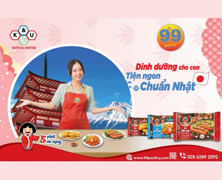 Koyu & Unitek - Đơn vị đầu tiên xuất khẩu thịt gà sang Nhật Bản