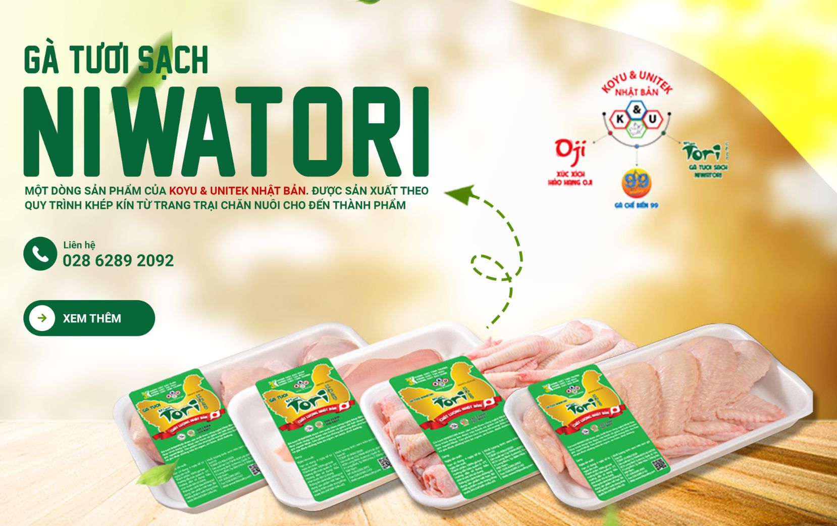 Fresh chicken meat
